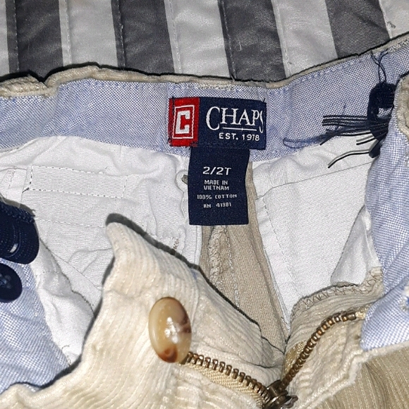ADORABLE Chaps corduroy pants SZ: 2T - Picture 2 of 4